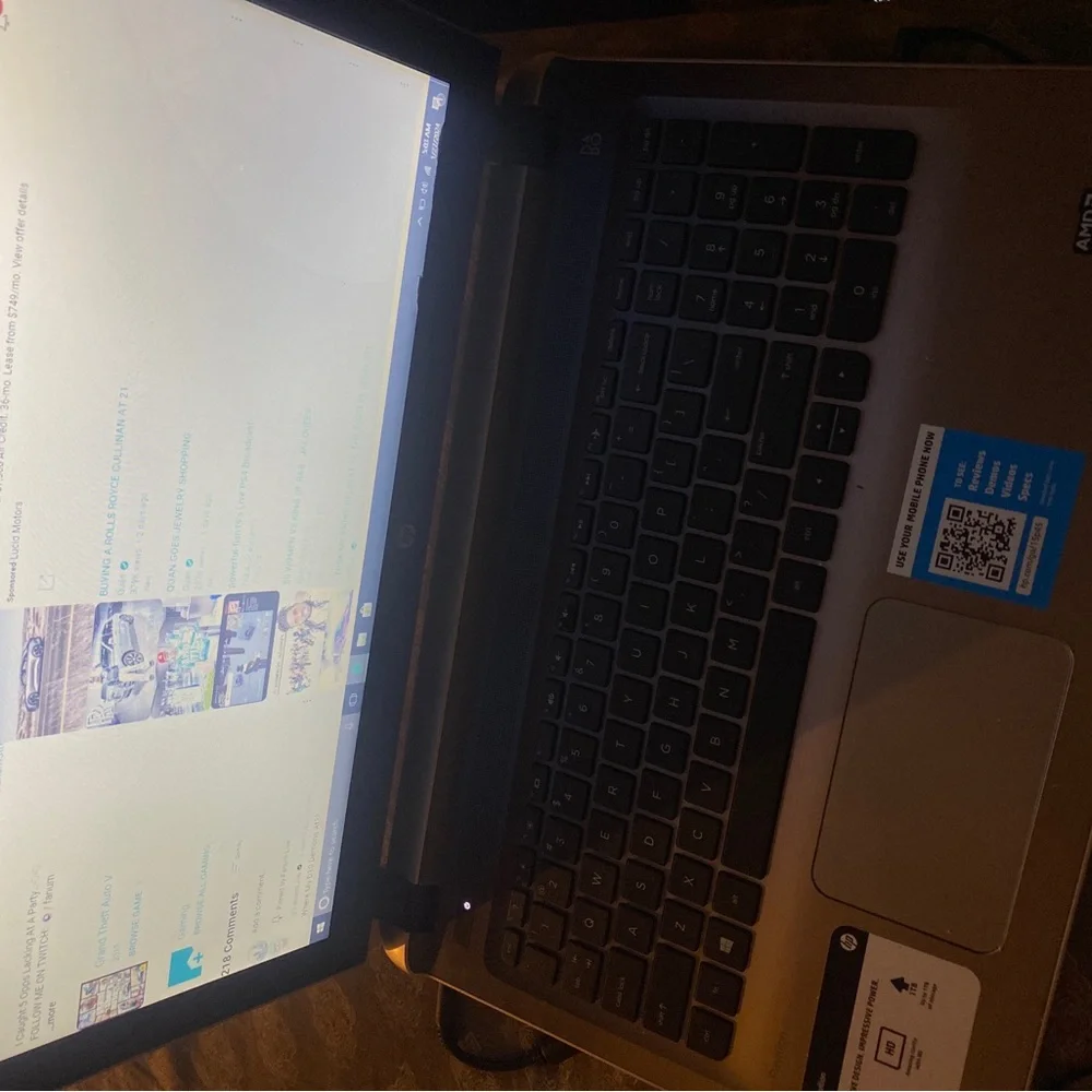 HP laptop